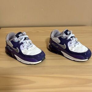 Nike Air Max Kids Sneakers in Purple and White